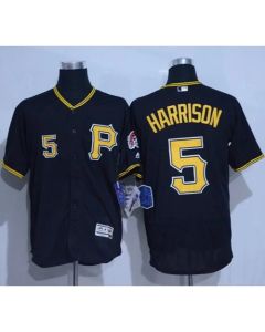 Pirates #5 Josh Harrison Black Flexbase Authentic Collection Stitched MLB Jersey