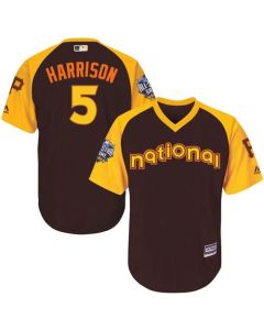 Pirates #5 Josh Harrison Brown 2016 All-Star National League Stitched Youth MLB Jersey