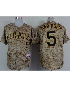 Pirates #5 Josh Harrison Camo Alternate Cool Base Stitched MLB Jersey