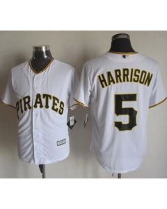 Pirates #5 Josh Harrison White New Cool Base Stitched MLB Jersey