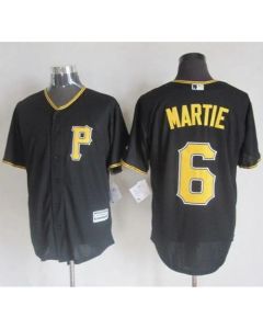 Pirates #6 Starling Marte Black New Cool Base Stitched MLB Jersey