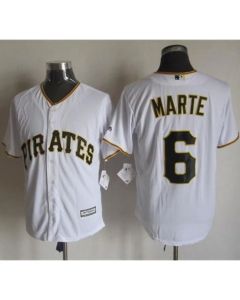 Pirates #6 Starling Marte White New Cool Base Stitched MLB Jersey