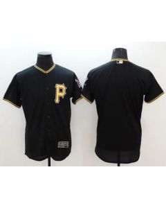 Pirates Blank Black Flexbase Authentic Collection Stitched MLB Jersey