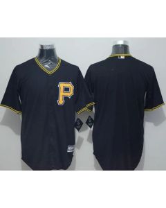 Pirates Blank Black New Cool Base Stitched MLB Jersey