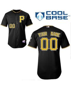 Pirates Customized Authentic Black Cool Base MLB Jersey