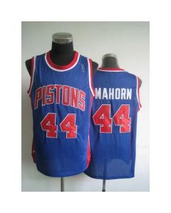 Pistons #44 Rick Mahorn Blue Throwback Stitched NBA Jersey