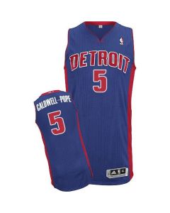 Pistons #5 Kentavious Caldwell-Pope Blue Stitched NBA Jersey