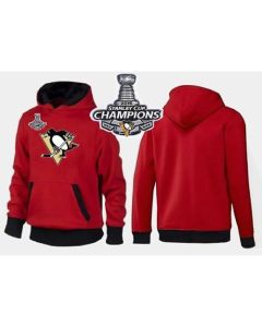 Pittsburgh Penguins Pullover 2016 Stanley Cup Champions Hoodie Red & Black
