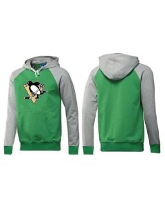 Pittsburgh Penguins Pullover Hoodie Green & Grey