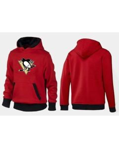 Pittsburgh Penguins Pullover Hoodie Red & Black