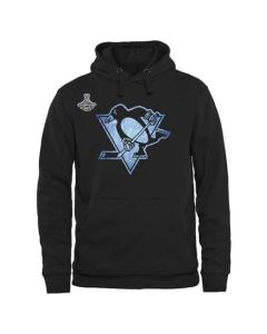 Pittsburgh Penguins Rinkside Pond Hockey 2016 Stanley Cup Champions Pullover Hoodie Black