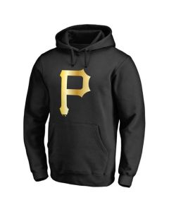 Pittsburgh Pirates Gold Collection Pullover Hoodie Black