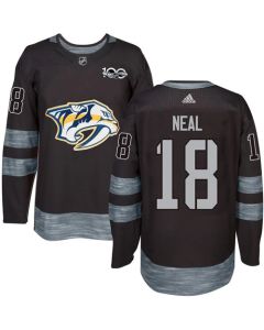 Predators #18 James Neal Black 1917-2017 100th Anniversary Stitched NHL Jersey