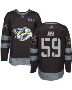 Predators #59 Roman Josi Black 1917-2017 100th Anniversary Stitched NHL Jersey