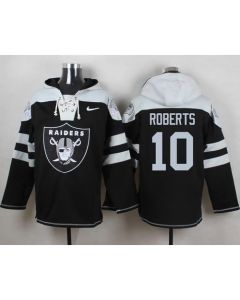 Raiders #10 Seth Roberts Black Player Pullover NFL Hoodie