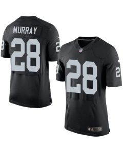 Raiders #28 Latavius Murray Black Team Color Men's Stitched NFL Elite Jersey
