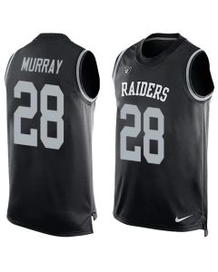 Raiders #28 Latavius Murray Black Team Color Men's Stitched NFL Limited Tank Top Jersey