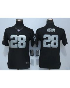 Raiders #28 Latavius Murray Black Team Color Youth Stitched NFL Limited Jersey