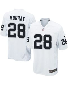 Raiders #28 Latavius Murray White Youth Stitched NFL Elite Jersey