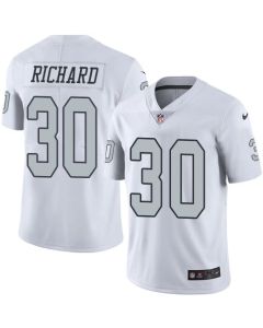 Raiders #30 Jalen Richard White Men's Stitched NFL Limited Rush Jersey