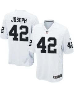 Raiders #42 Karl Joseph White Youth Stitched NFL Elite Jersey