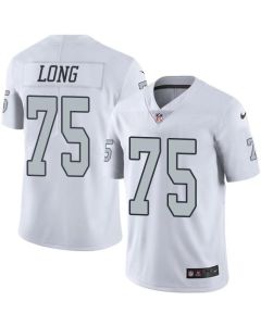Raiders #75 Howie Long White Youth Stitched NFL Limited Rush Jersey