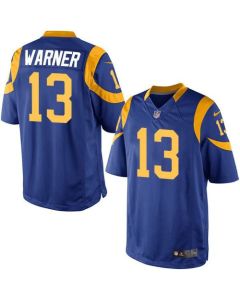 Rams #13 Kurt Warner Royal Blue Alternate Youth Stitched NFL Elite Jersey