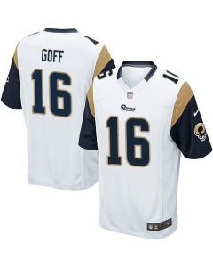 Rams #16 Jared Goff White Youth Stitched NFL Elite Jersey