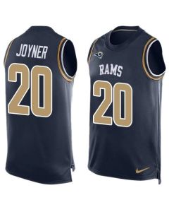 Rams #20 Lamarcus Joyner Navy Blue Team Color Men's Stitched NFL Limited Tank Top Jersey