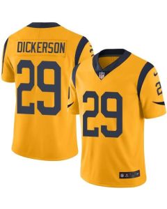 Rams #29 Eric Dickerson Gold Men's Stitched NFL Limited Rush Jersey