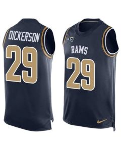 Rams #29 Eric Dickerson Navy Blue Team Color Men's Stitched NFL Limited Tank Top Jersey