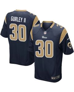 Rams #30 Todd Gurley II Navy Blue Team Color Youth Stitched NFL Elite Jersey