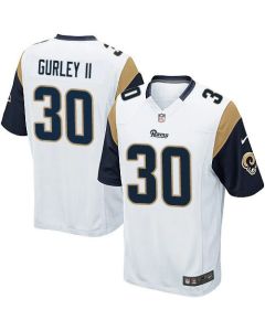 Rams #30 Todd Gurley II White Youth Stitched NFL Elite Jersey