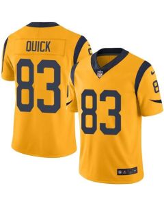 Rams #83 Brian Quick Gold Men's Stitched NFL Limited Rush Jersey