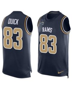 Rams #83 Brian Quick Navy Blue Team Color Men's Stitched NFL Limited Tank Top Jersey
