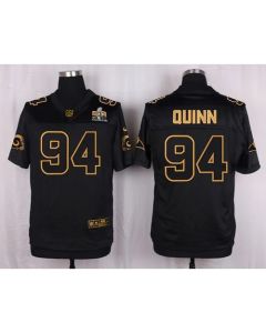 Rams #94 Robert Quinn Black Men's Stitched NFL Elite Pro Line Gold Collection Jersey