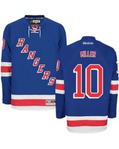 Rangers #10 J.T. Miller Blue Home Stitched NHL Jersey