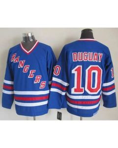 Rangers #10 Ron Duguay Blue CCM Heroes of Hockey Alumni Stitched NHL Jersey