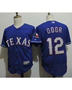 Rangers #12 Rougned Odor Blue Flexbase Authentic Collection Stitched MLB Jersey