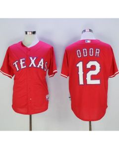 Rangers #12 Rougned Odor Red Cool Base Stitched MLB Jersey