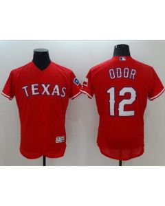 Rangers #12 Rougned Odor Red Flexbase Authentic Collection Stitched MLB Jersey