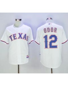 Rangers #12 Rougned Odor White Cool Base Stitched MLB Jersey