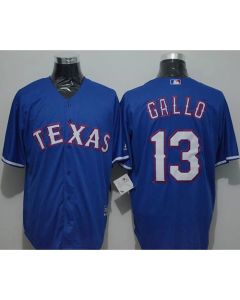 Rangers #13 Joey Gallo Blue New Cool Base Stitched MLB Jersey