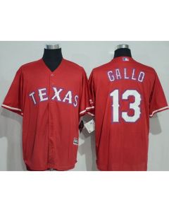 Rangers #13 Joey Gallo Red New Cool Base Stitched MLB Jersey