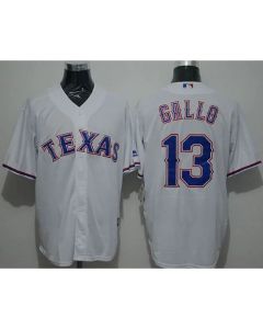 Rangers #13 Joey Gallo White New Cool Base Stitched MLB Jersey