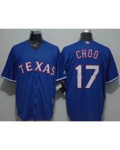 Rangers #17 Shin-Soo Choo Blue New Cool Base Stitched MLB Jersey