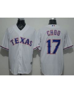 Rangers #17 Shin-Soo Choo White New Cool Base Stitched MLB Jersey