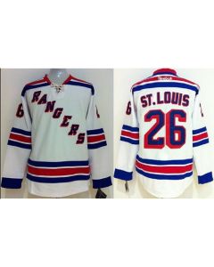 Rangers #26 Martin St.Louis White Stitched Youth NHL Jersey