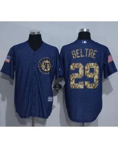 Rangers #29 Adrian Beltre Denim Blue Salute to Service Stitched MLB Jersey