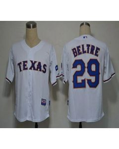 Rangers #29 Adrian Beltre White Cool Base Stitched MLB Jersey